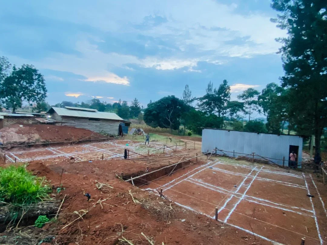 Foundation construction on difficult soil in Kampala