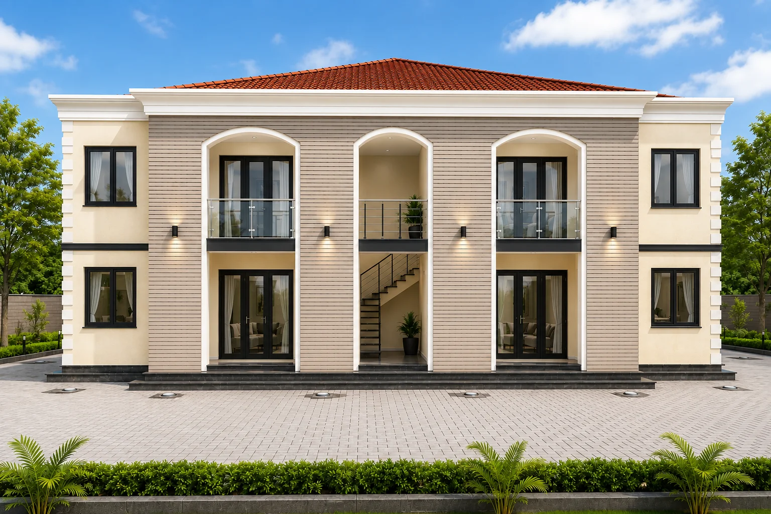 Najjera two-storey multi-family residential building - Aura Build Ltd