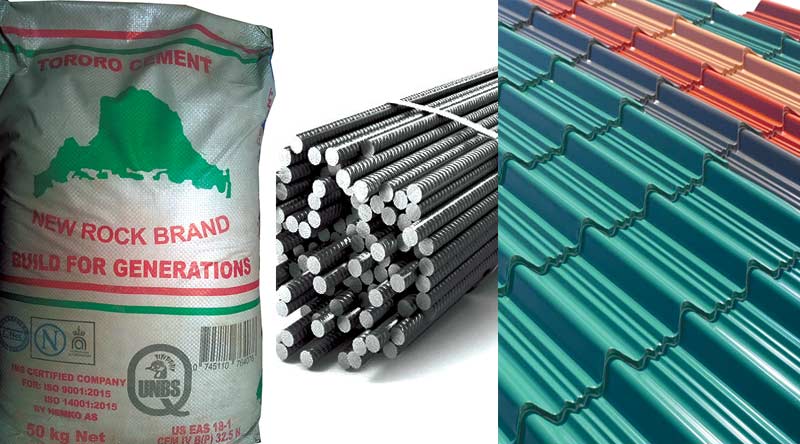 Construction materials on site